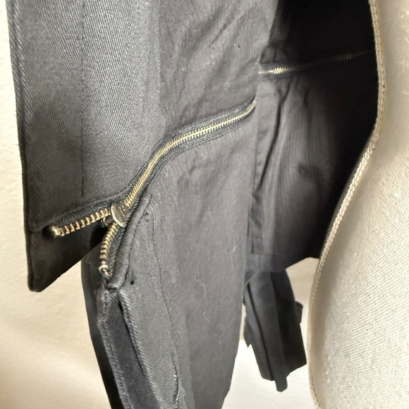 All Saints Black short trench style short coat Jacket -cp - Picture 14 of 16